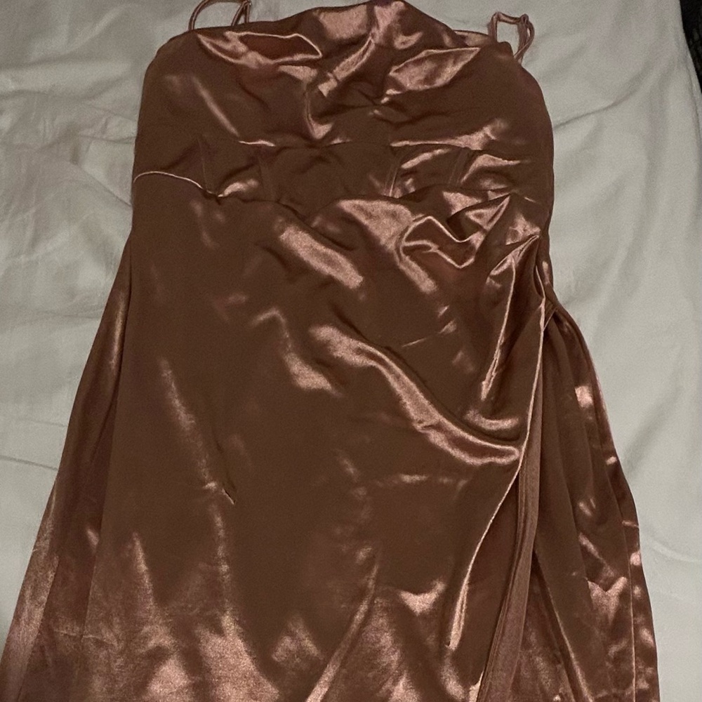 Windsor Satin Wrap Dress